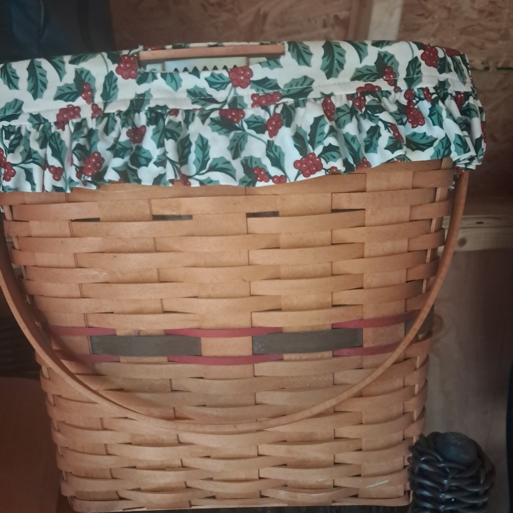 Longaberger Handwoven Basket in Natural Brown